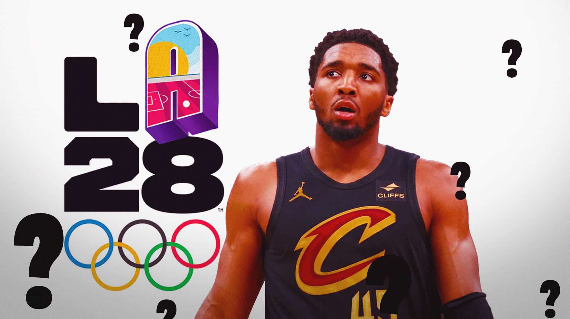 Cavs star Donovan Mitchell, LA Olympics